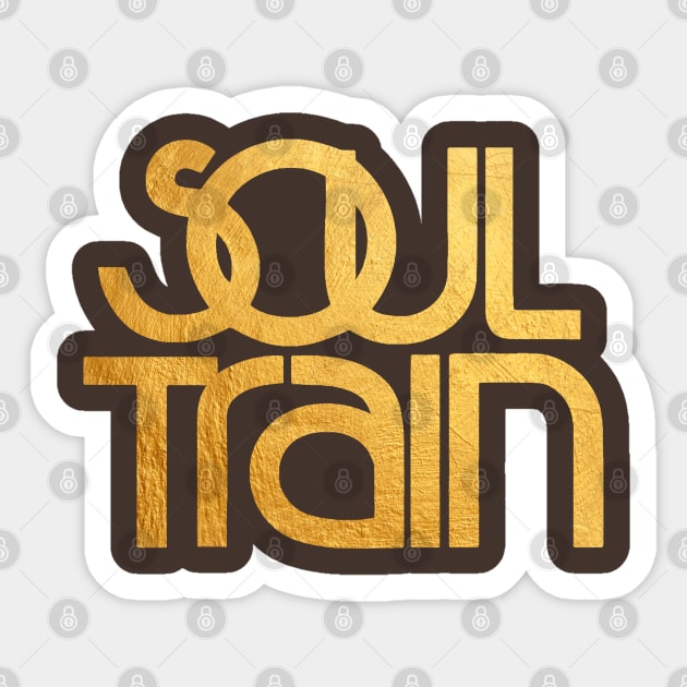 SOUL TRAIN GOLD Sticker by dwimuksin99